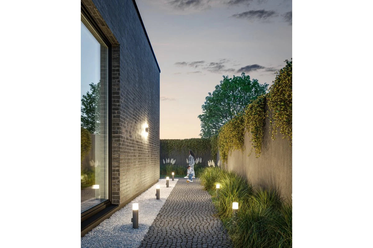 GTV CORTA Gartenleuchte + Schuko 80cm