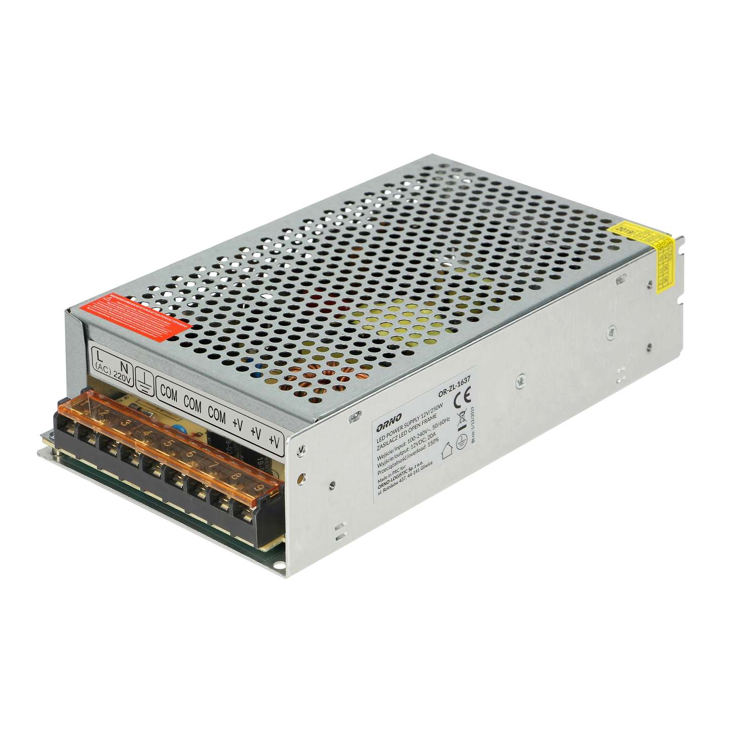 Netzgerät mit offenem Rahmen 250W, 12V, IP20