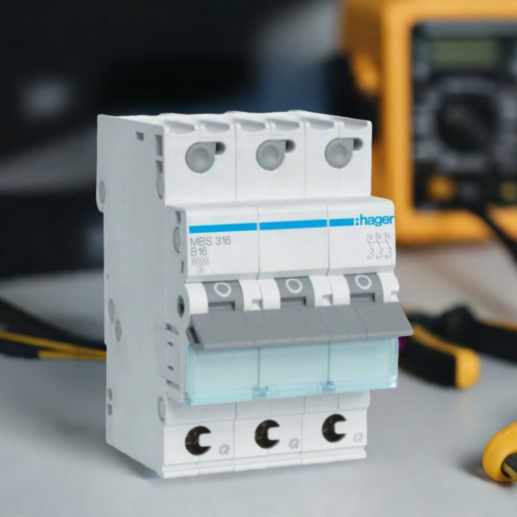 Hager MBS316 Leitungsschutzschalter 3-polig, B16, 6 kA, QuickConnect