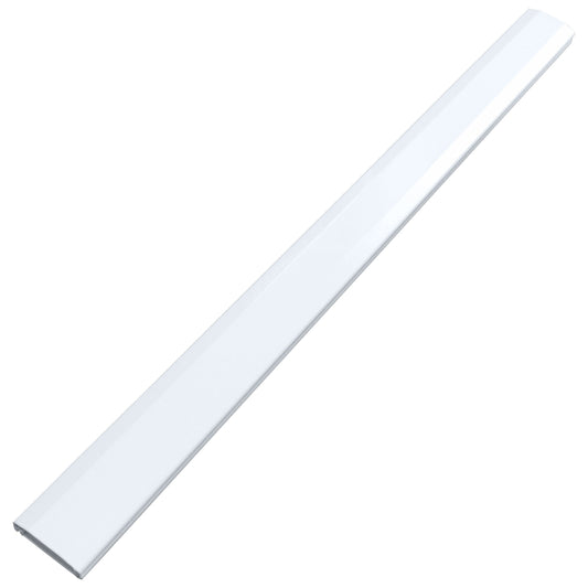 Aluminium-Kabelabdeckung mit Click-Lock-System 110 cm lang, weiß