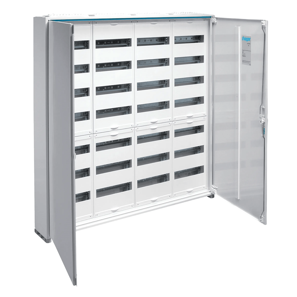 Hager FWB74S Feldverteiler univers, Aufputz, 1100 × 1050 × 161 mm, IP44, 336 PLE