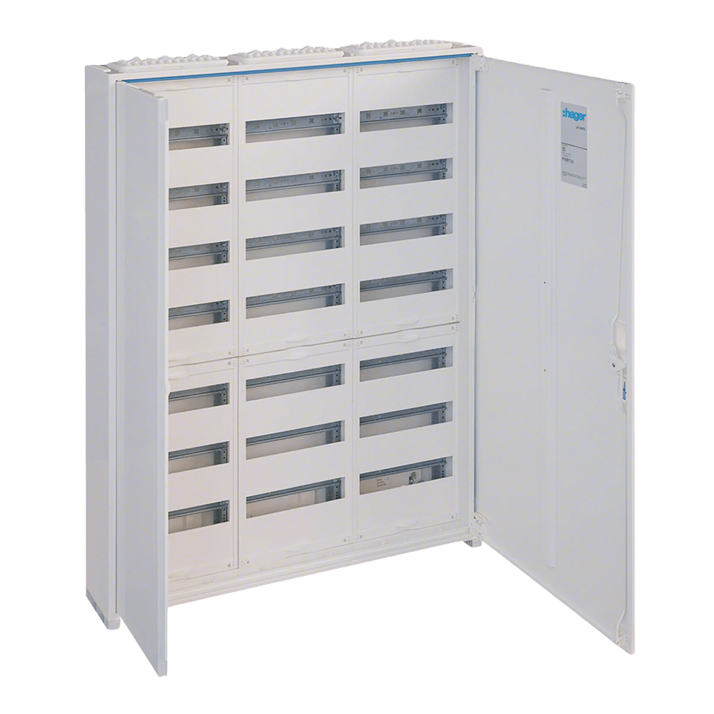 Hager FWB73S Feldverteiler univers, Aufputz, 1100 × 800 × 161 mm, IP44, 252 PLE
