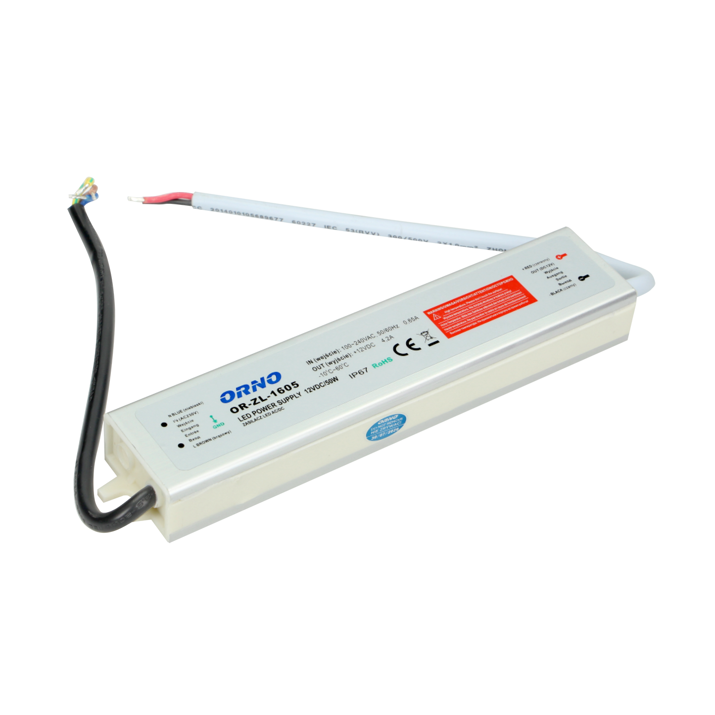 Netzteil für LED AC/DC LED 12V, 50W, IP67