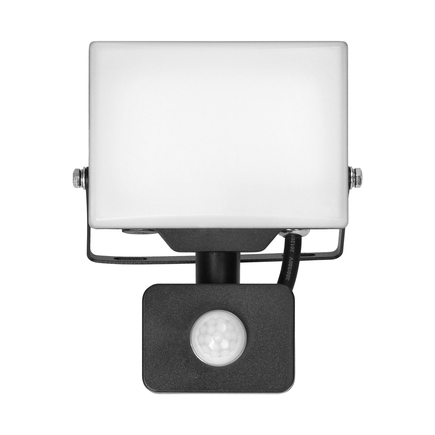 PORTO S LED 20W Fluter mit PIR-Bewegungssensor, 1600lm, IP44, 4000K, Aluminium + Polycarbonat