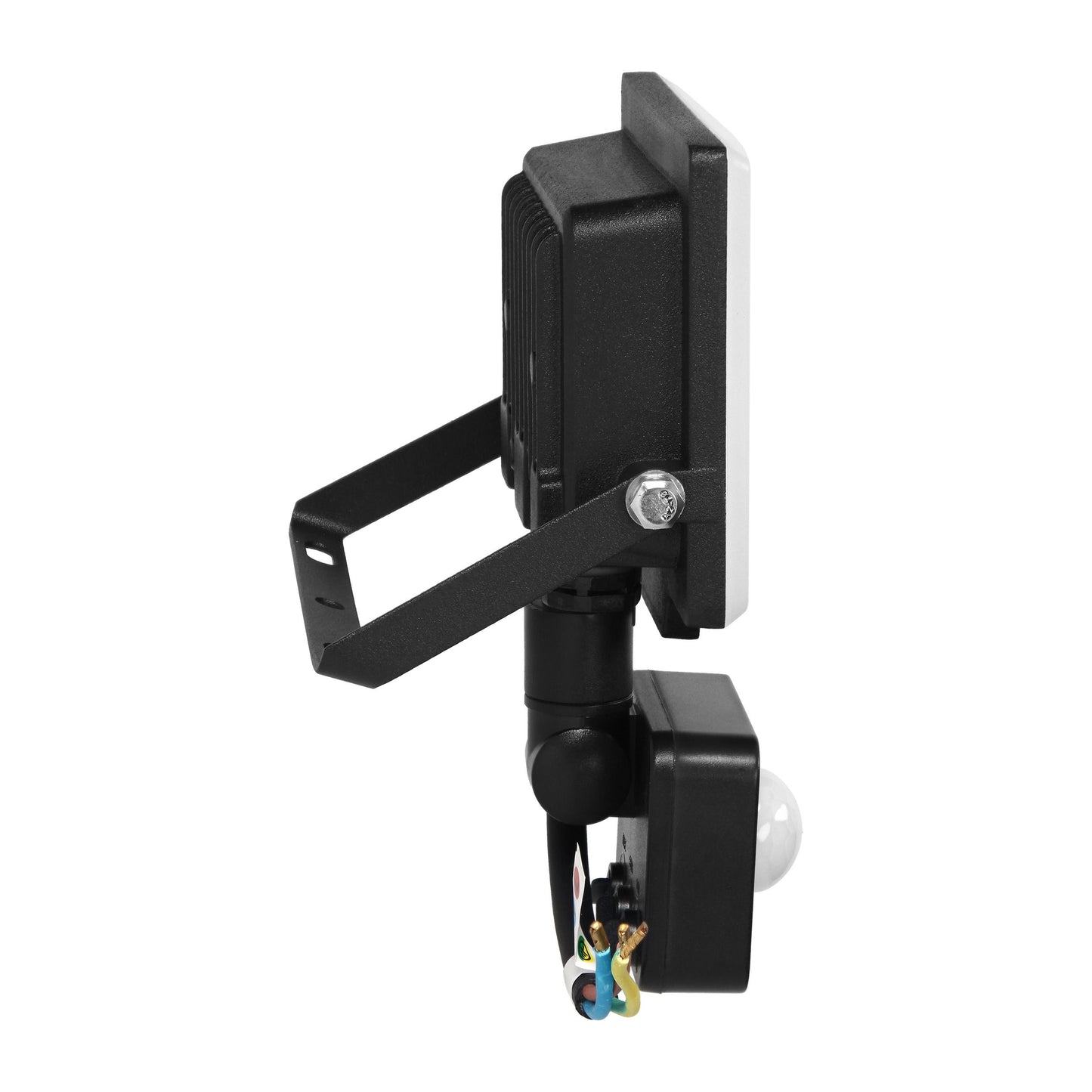 PORTO S LED 20W Fluter mit PIR-Bewegungssensor, 1600lm, IP44, 4000K, Aluminium + Polycarbonat