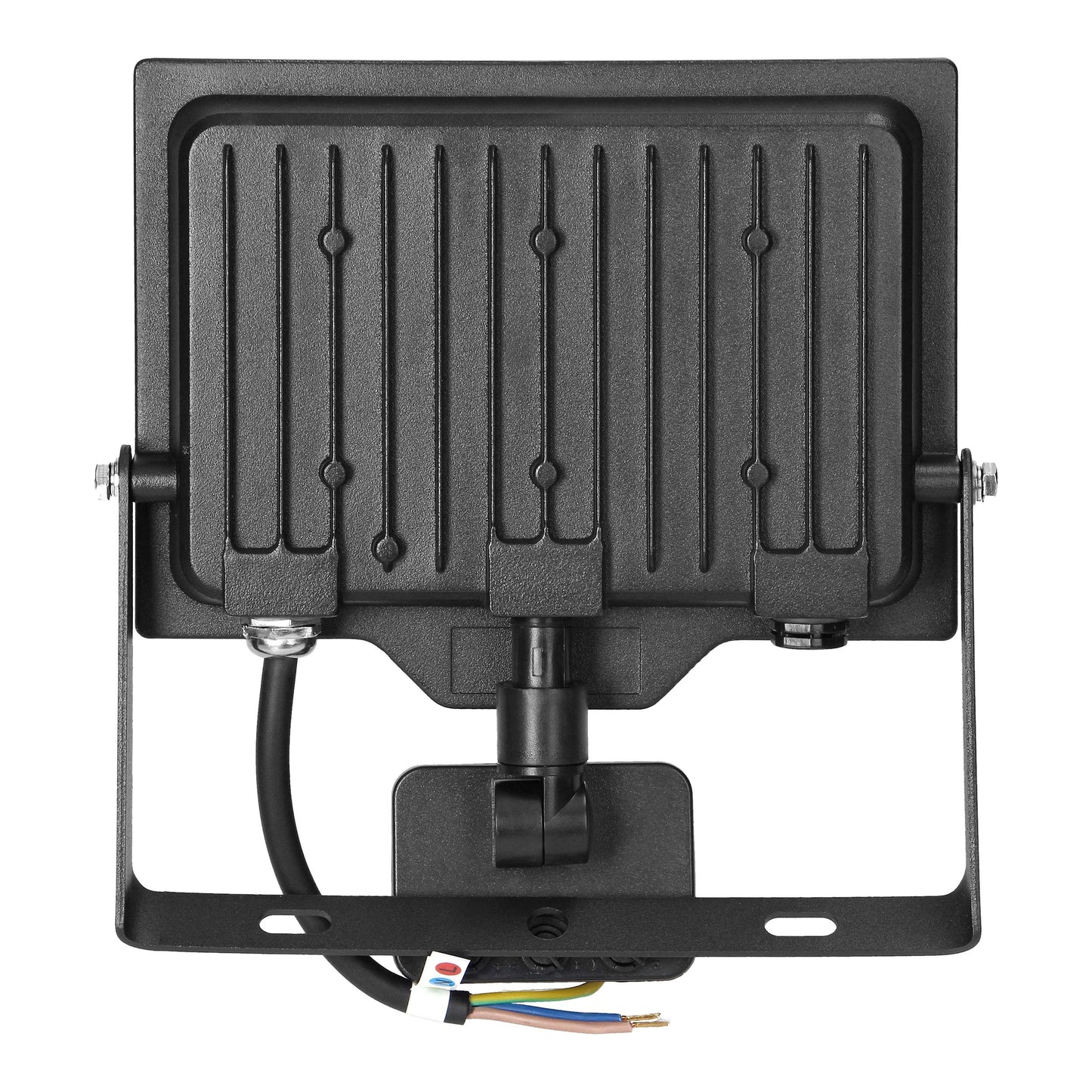 PORTO S LED 50W Fluter mit PIR-Bewegungssensor, 4000lm, IP44, 4000K, Aluminium + Polycarbonat