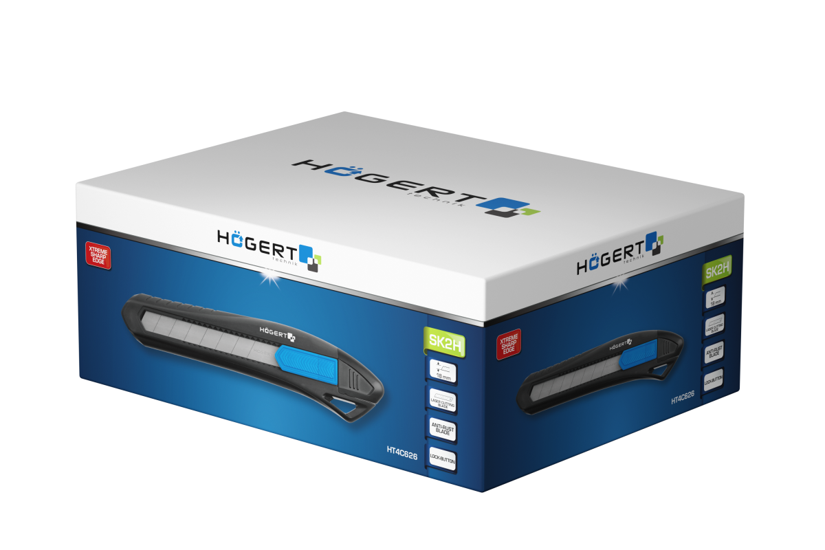 Högert Technik Cuttermesser 18 mm