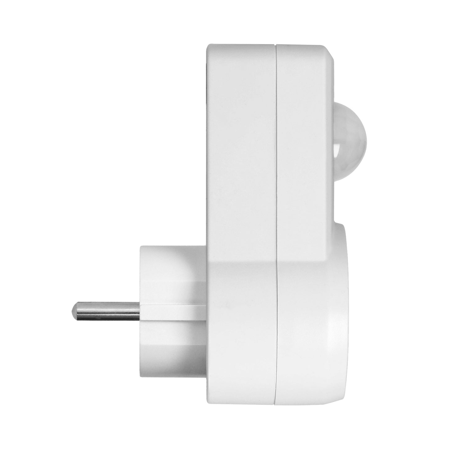 Schuko-Steckdose mit Bewegungsmelder 120°