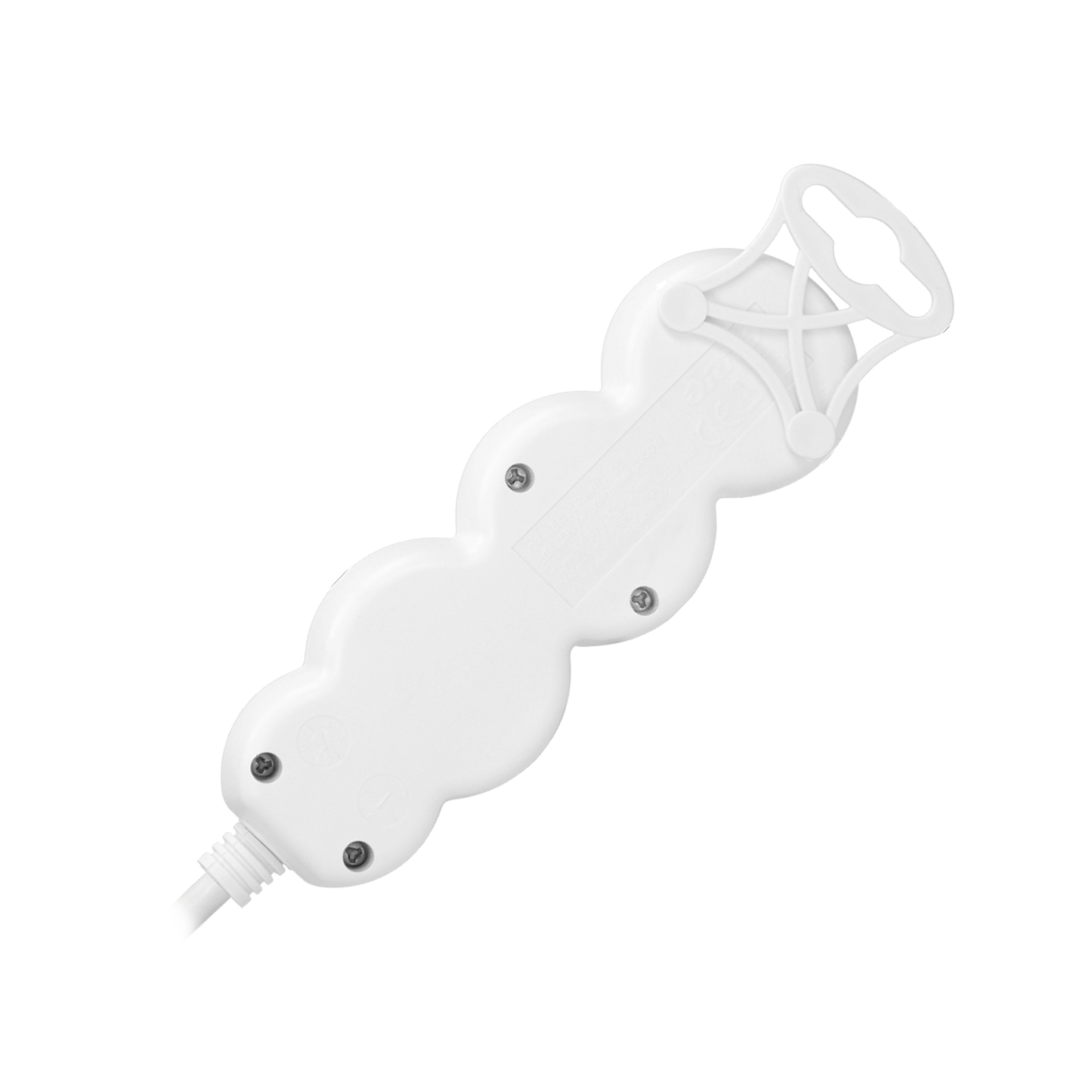 Verlängerungssteckdosen 3x 2P+E (Schuko), 3m mit einem 1,5m langen Kabel H05VV-F 1x1,5mm2, Imax=16A, weiß