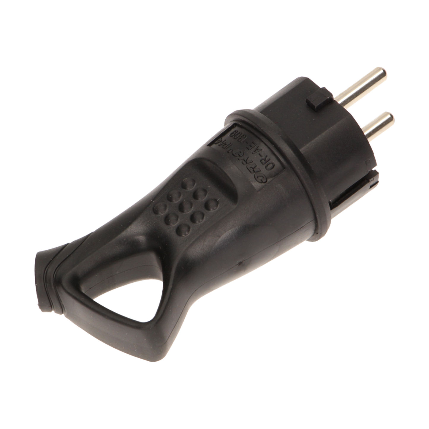 Werkstattstecker mit Handgriff, uni -schuko (typ E/F), IP44