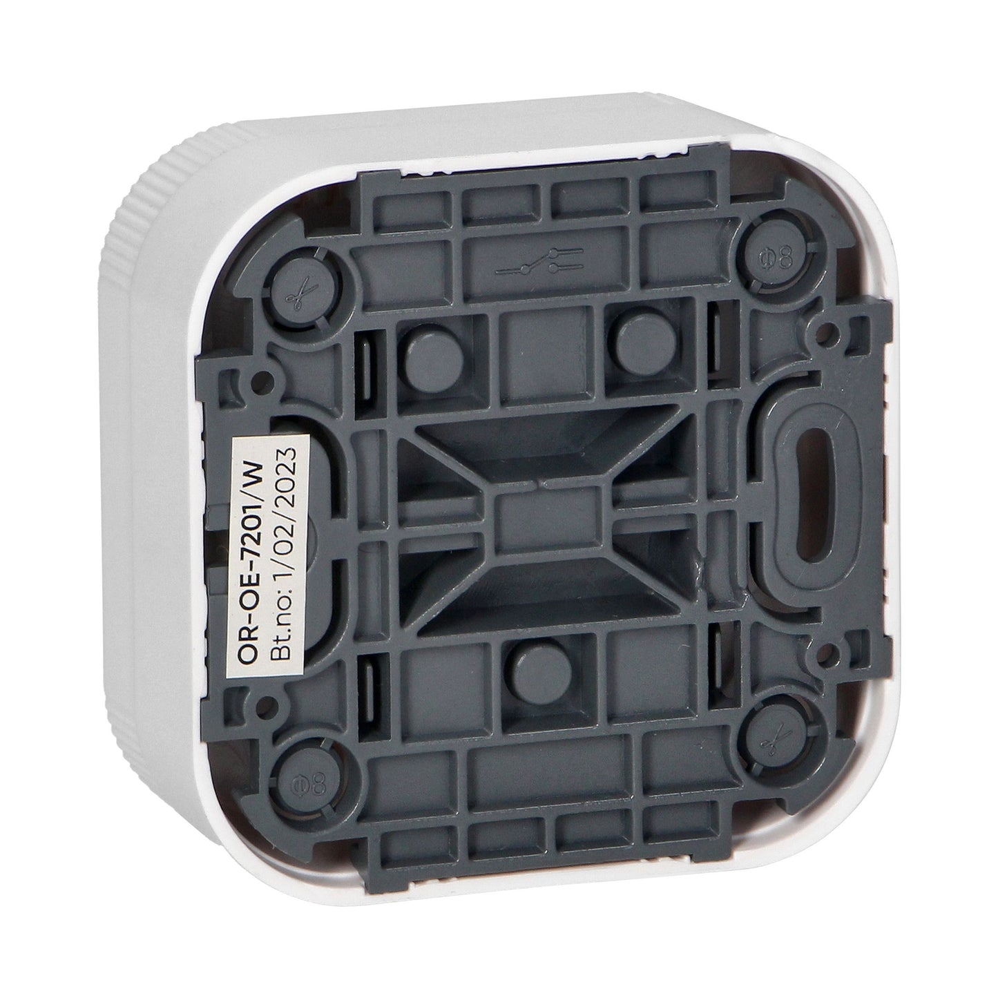 Aufputz-Doppelschalter ToDo IP20, weiß