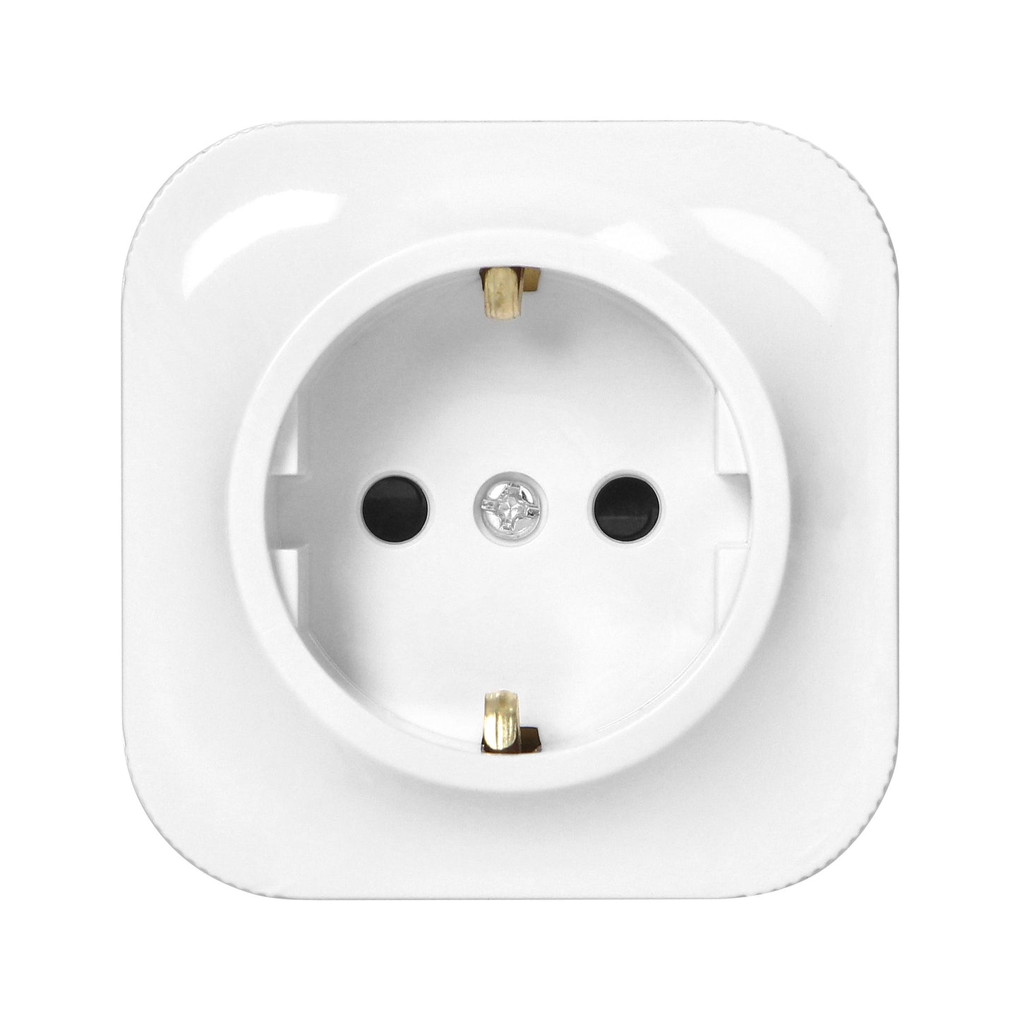 Aufputz Einzelsteckdose ToDo 2P+Z Schuko IP20, weiß