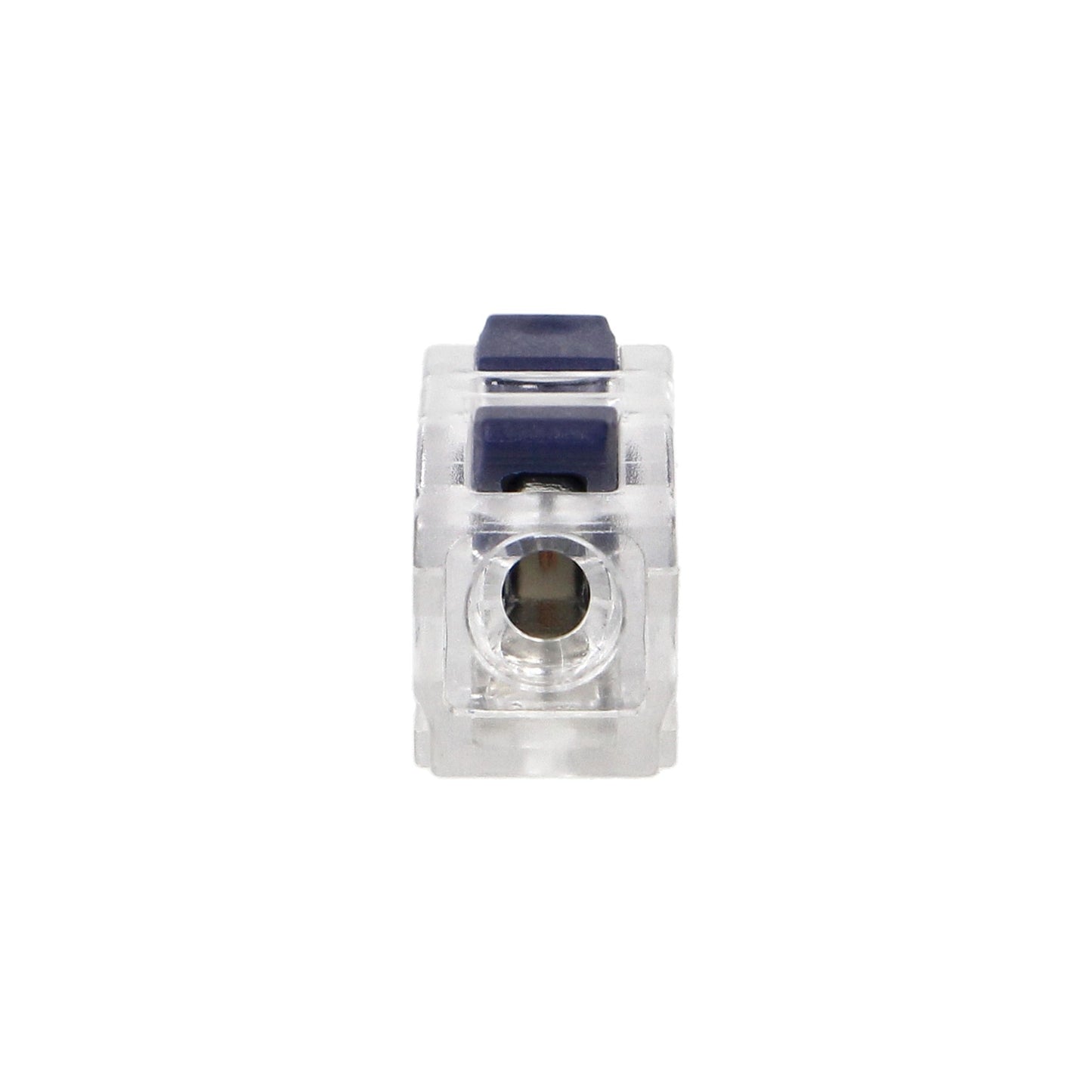 1-Draht-Klemmverbinder, doppelseitig; für beliebige 0,75-4mm²-Drähte; IEC 250V/32A; Beutel mit 10 Stück.