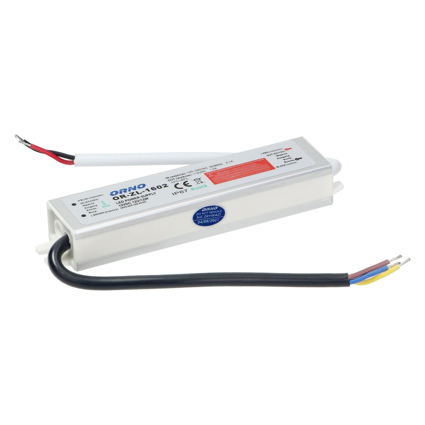 Netzteil für LED AC/DC LED 12V, 12W, IP67