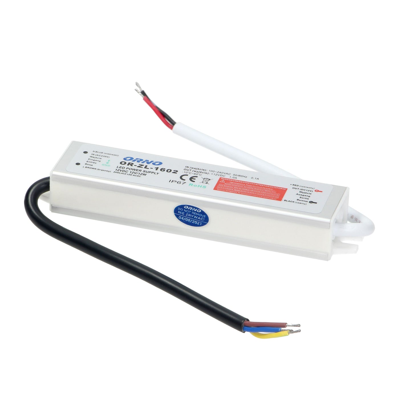 Netzteil für LED AC/DC LED 12V, 12W, IP67