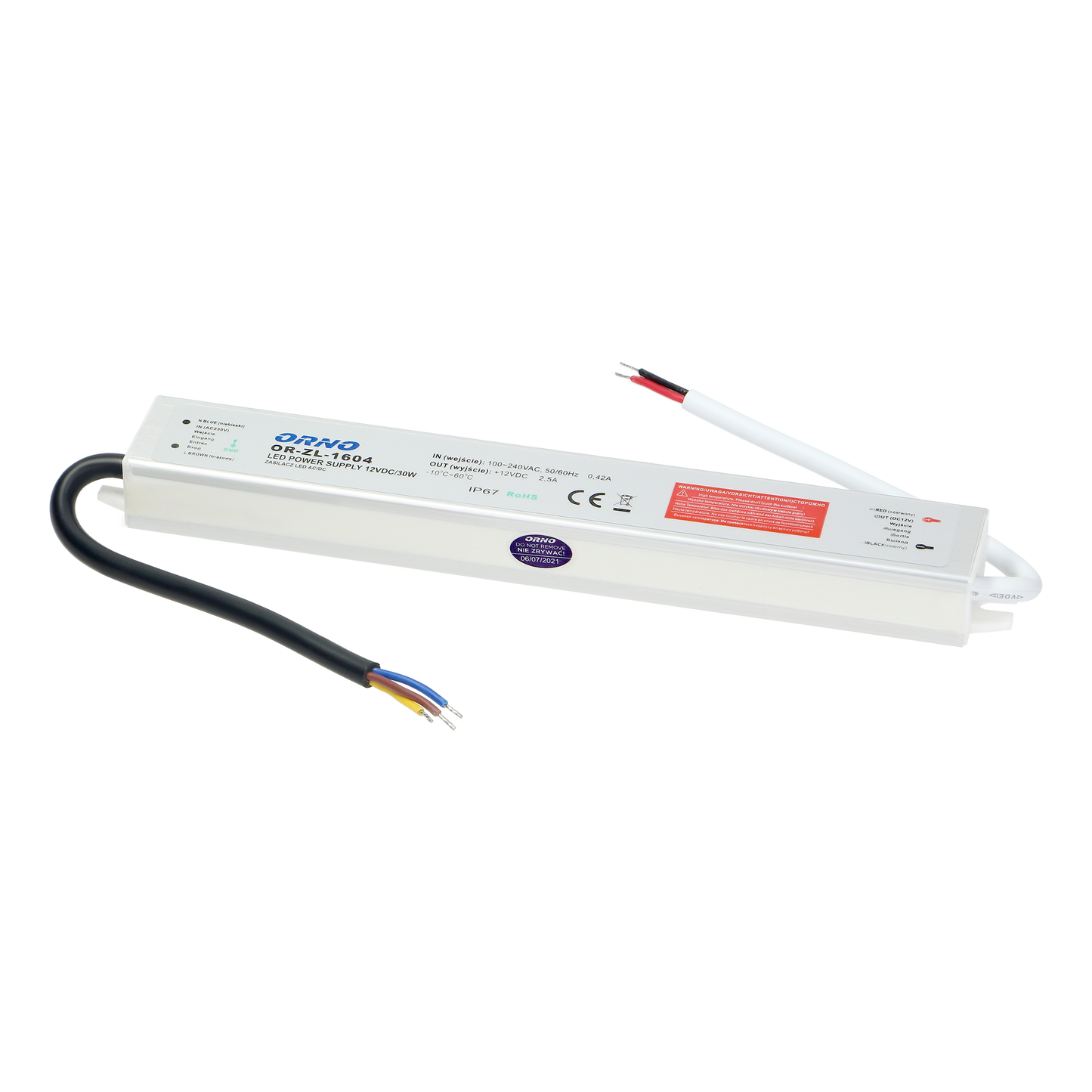 Netzteil für LED AC/DC LED 12V, 30W, IP67
