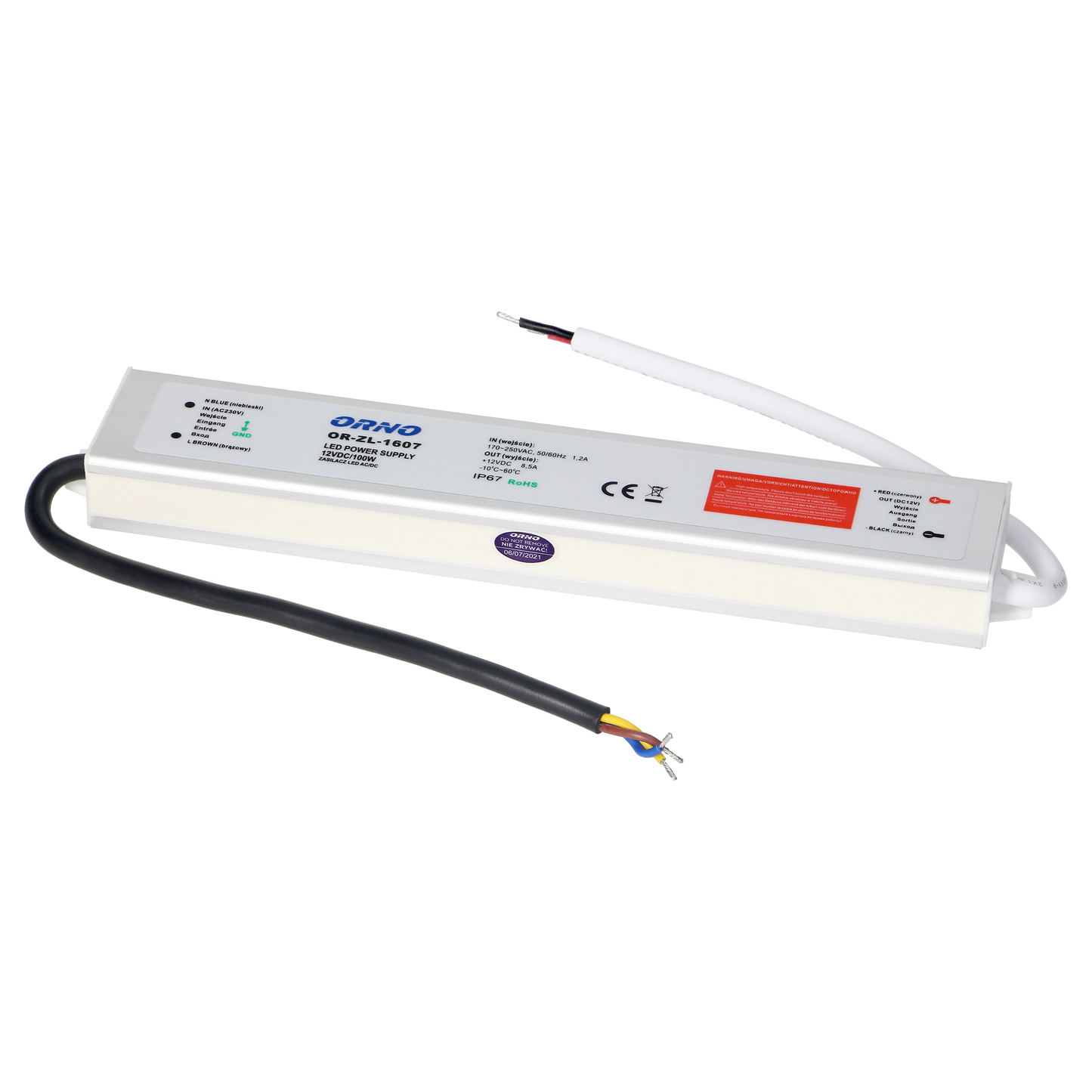 Netzteil für LED AC/DC LED 12V, 100W, IP67