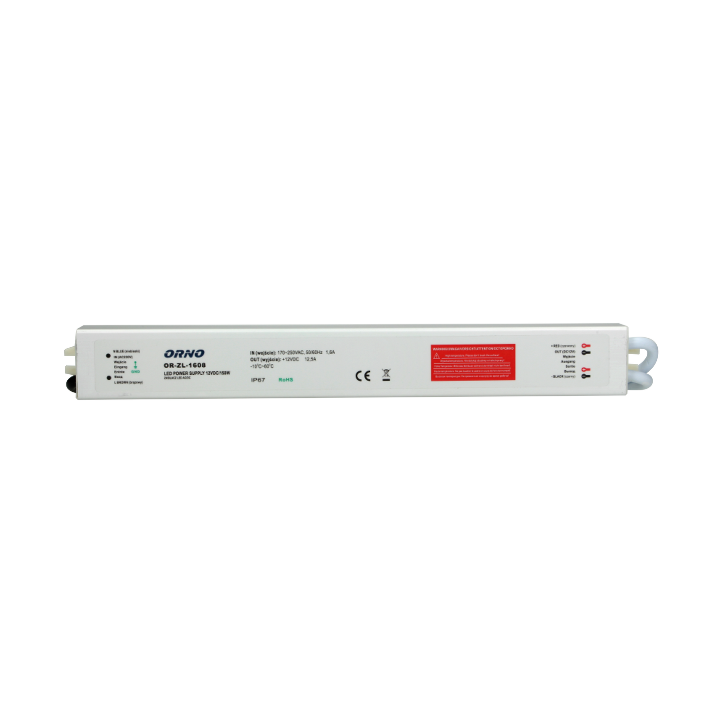 Netzteil für LED AC/DC LED 12V, 150W, IP67