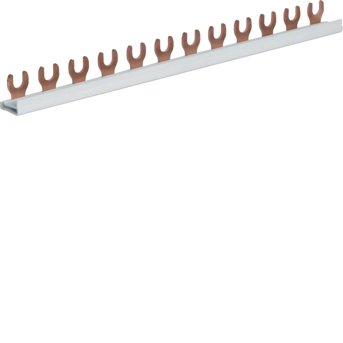 Hager KDN163A Phasenschiene mit Gabelanschluss, 1P, 12 Module