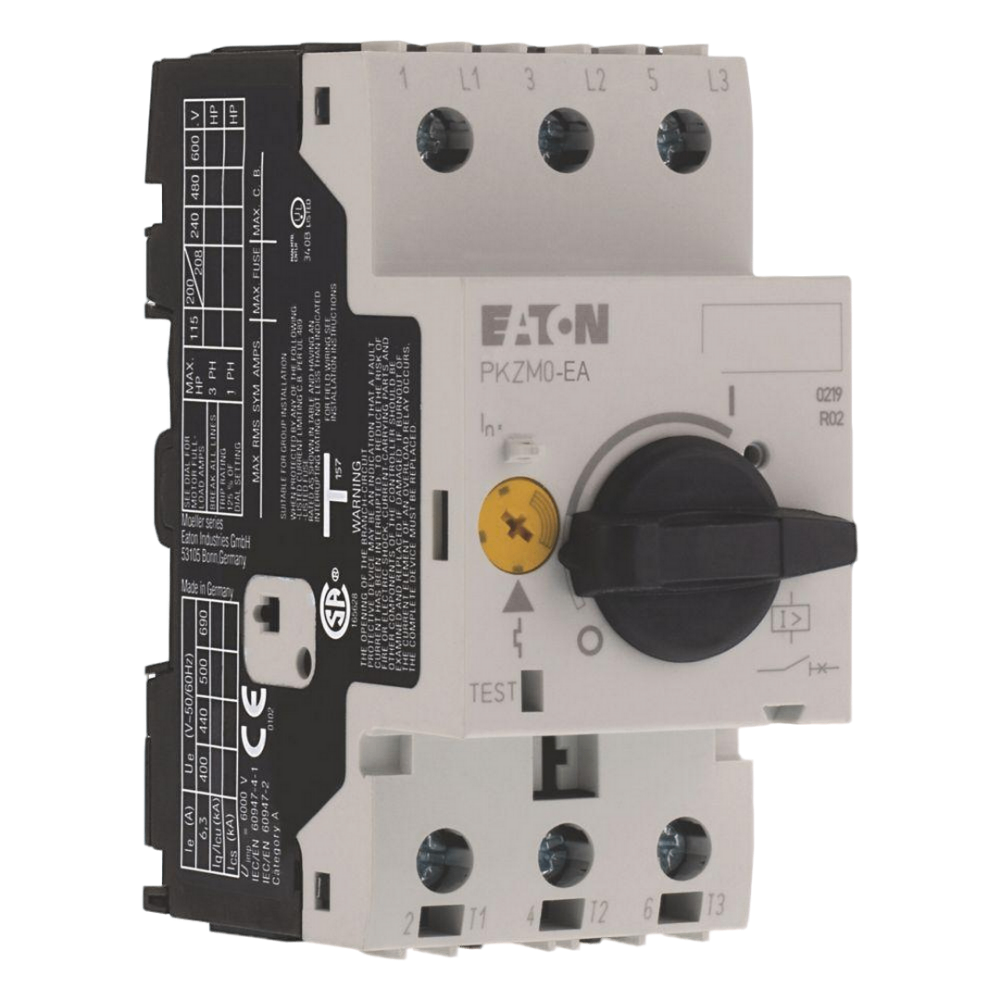 Eaton PKZM0-0,16 Motorschutzschalter 3-polig – Ir 0,1–0,16 A, Schraubanschluss, Geprüfte Eaton Eaton PKZM0-0,16 Motorschutzschalter 3-polig – Ir 0,1–0,16 A, Schraubanschluss, Geprüfte Eaton