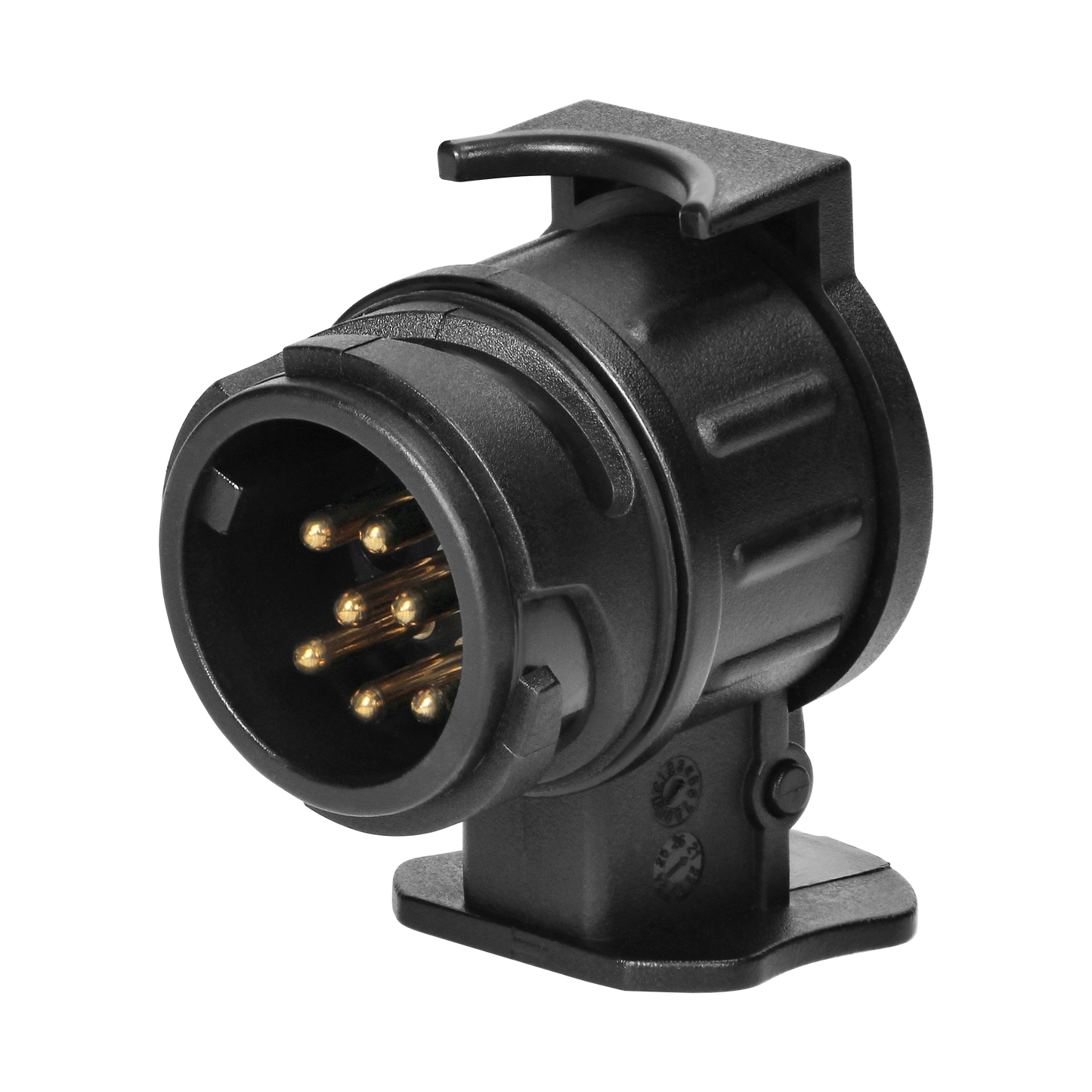 Anhängersteckdose Adapter 13/7 polig, Kunststoff, 12/24V 13/7-polig