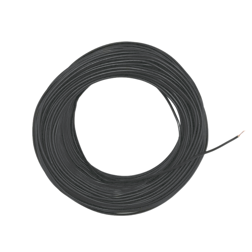 Kabel 1 x 0,75 (H05V-K) 10 Meter / schwarz – AMK ELEKTRO