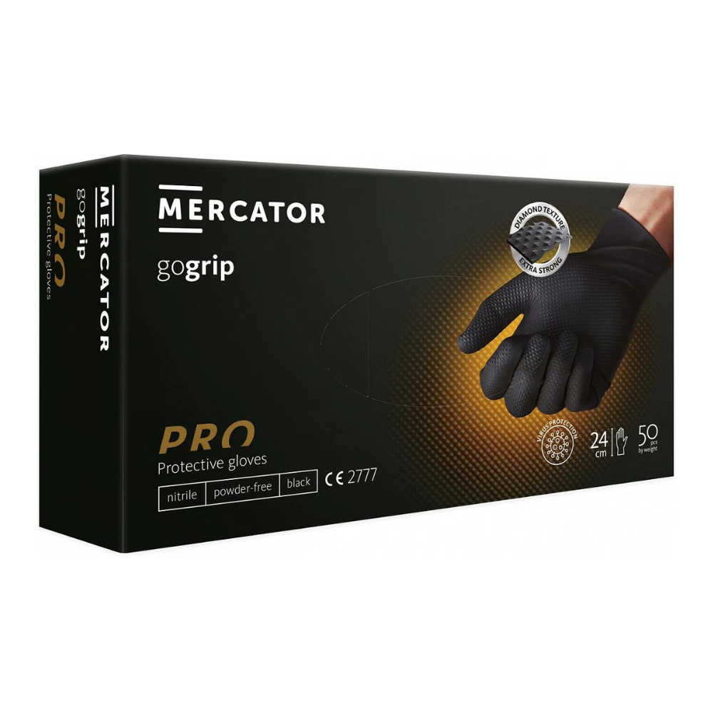 mercator handschuhe MERCATOR gogrip black 50 Stück L – AMK ELEKTRO