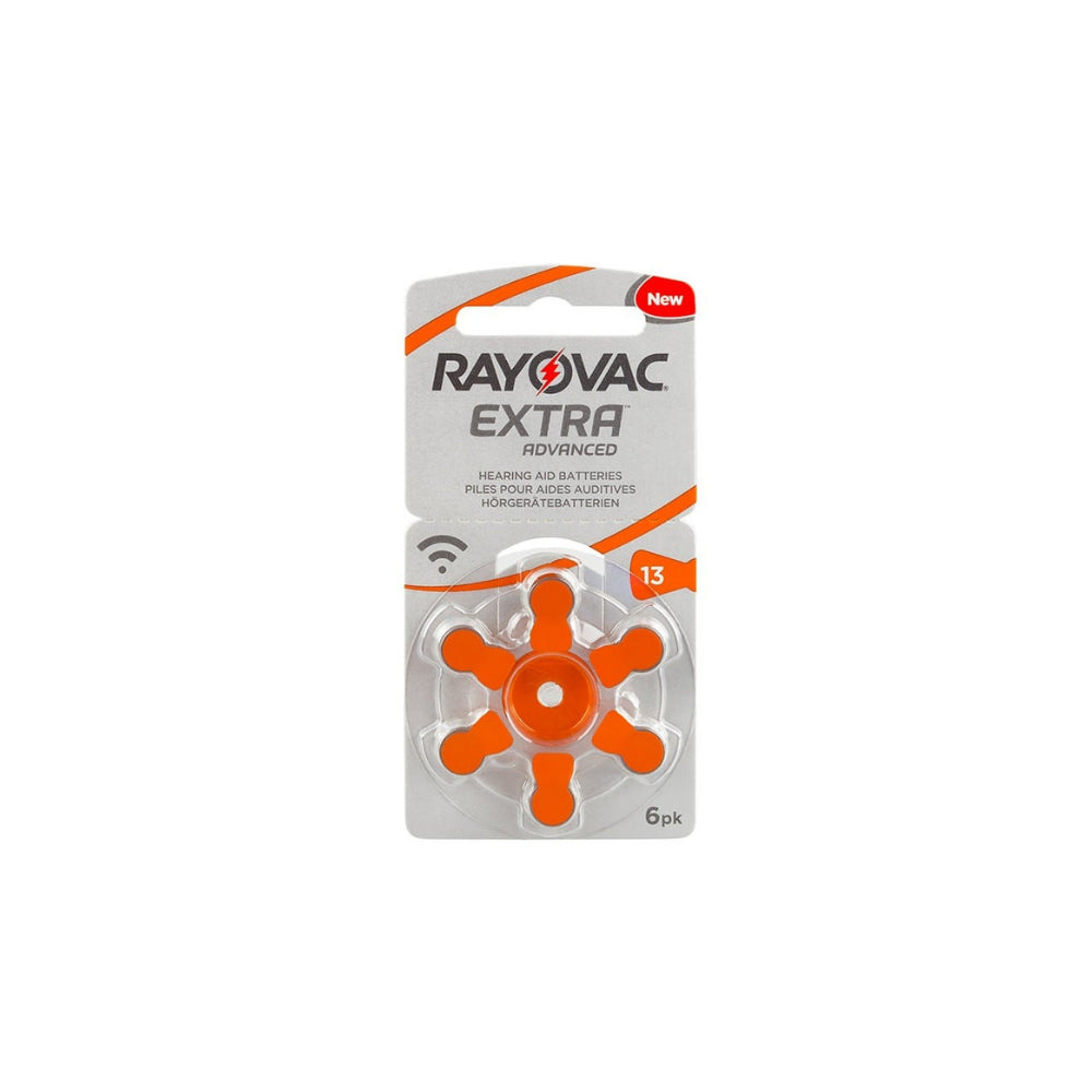 6 x Hörgerätebatterien Rayovac 13 Extra Advanced 1.45V 310mAh