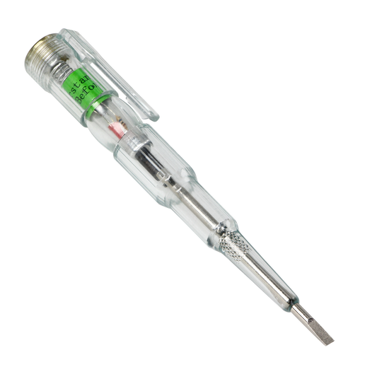Elektronischer Spannungstester 6in1, Anwesenheitsprüfung, Messung, Induktion, Kontinuität, DC-Polarität, Mikrowellenerkennung, transparent