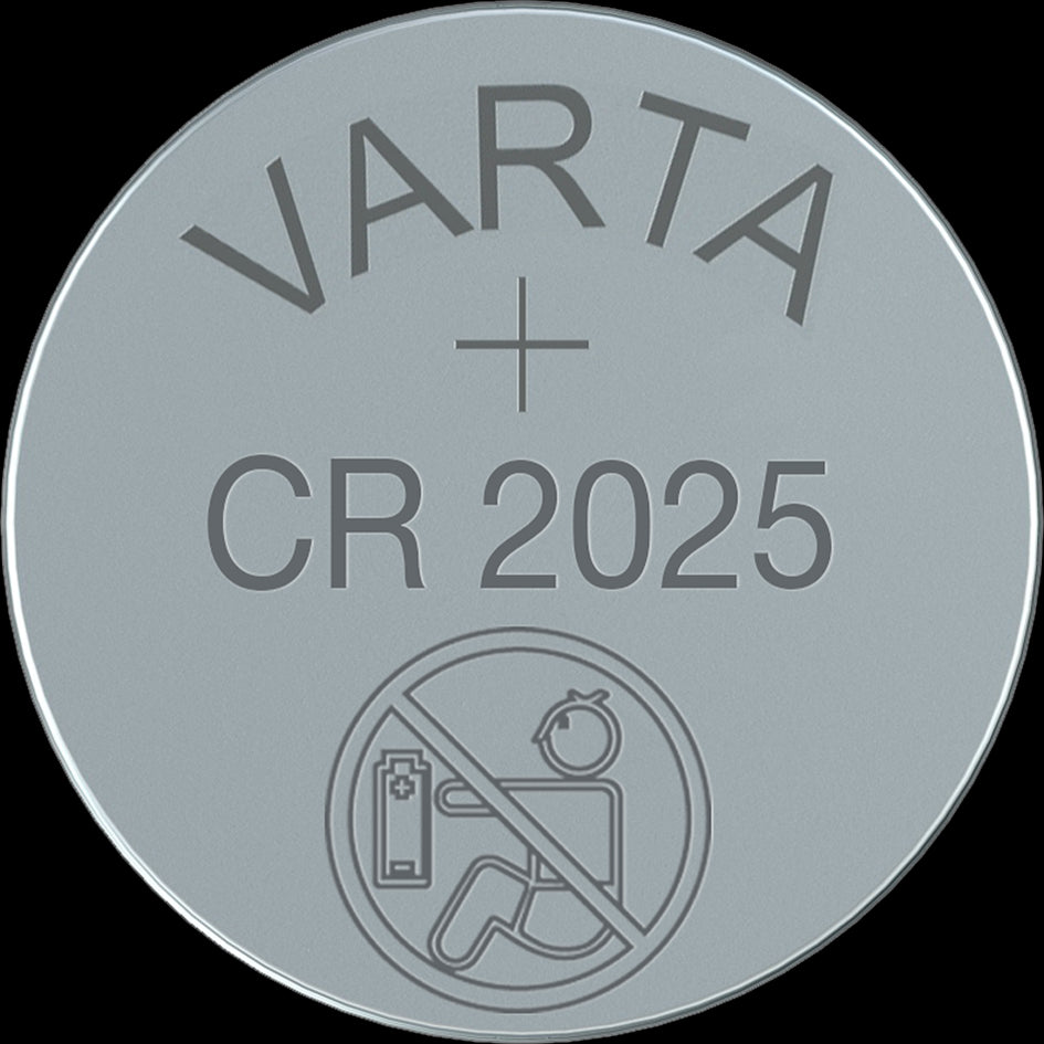 Varta CR2025 Knopfzellen Lithium 3V 1er Blister