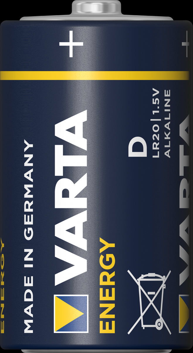 2 x Varta Energy D LR20 Alkaline Batterie