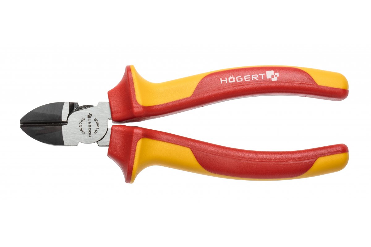 Högert Technik Werkzeug-Set 1000V, VDE (2xZange, 2xSchraubendreher, 1xSpannungsprüfer)