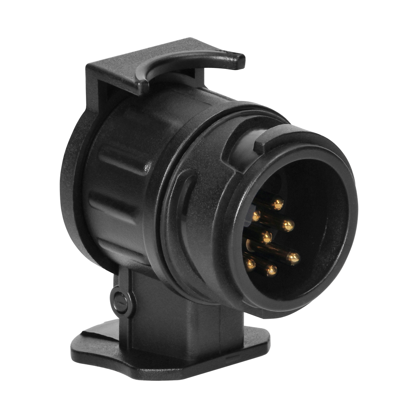 Anhängersteckdose Adapter 13/7 polig, Kunststoff, 12/24V 13/7-polig