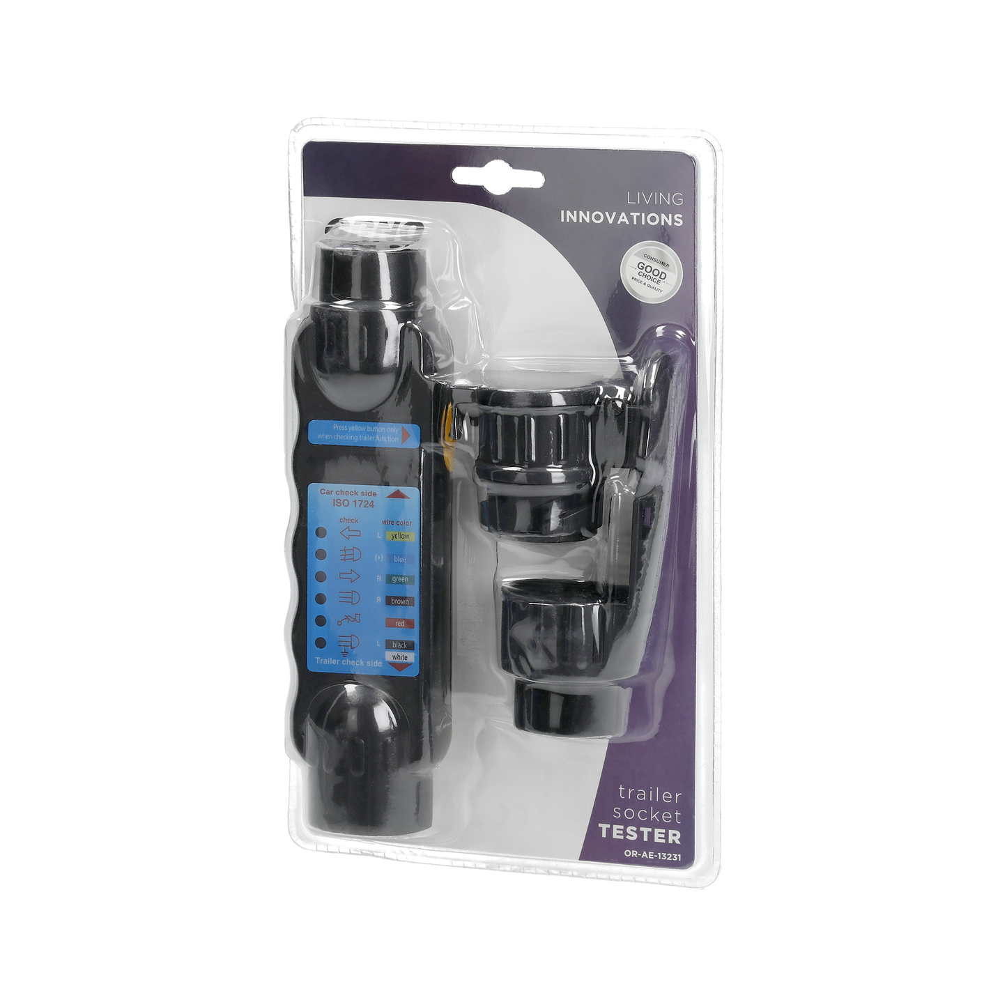 Prüfgerät Anhänger Tester 7-13 Polig 12V Trailer Beleuchtungstester Prüfer KFZ