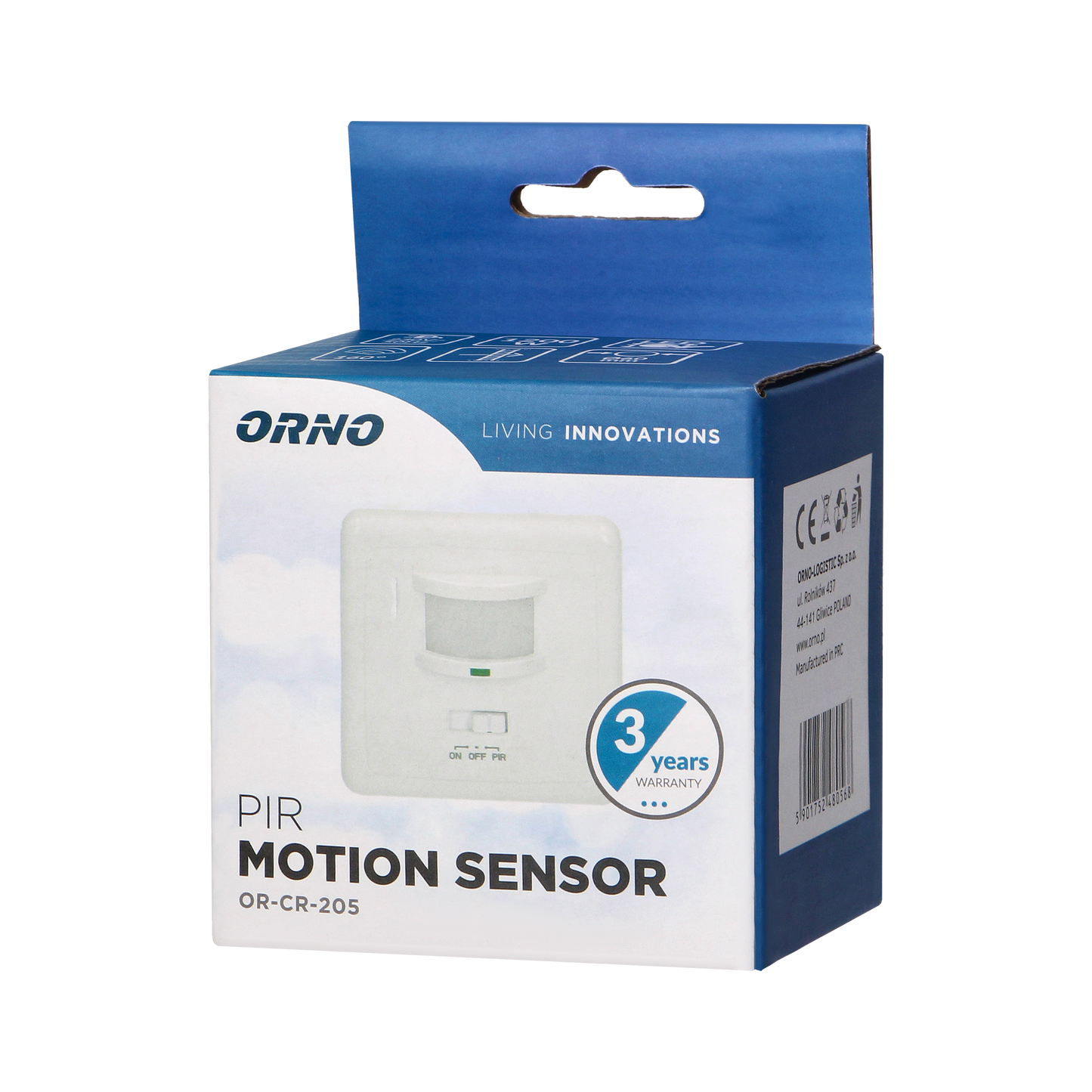 Unterputz-Bewegungsmelder 160 Grad, IP20