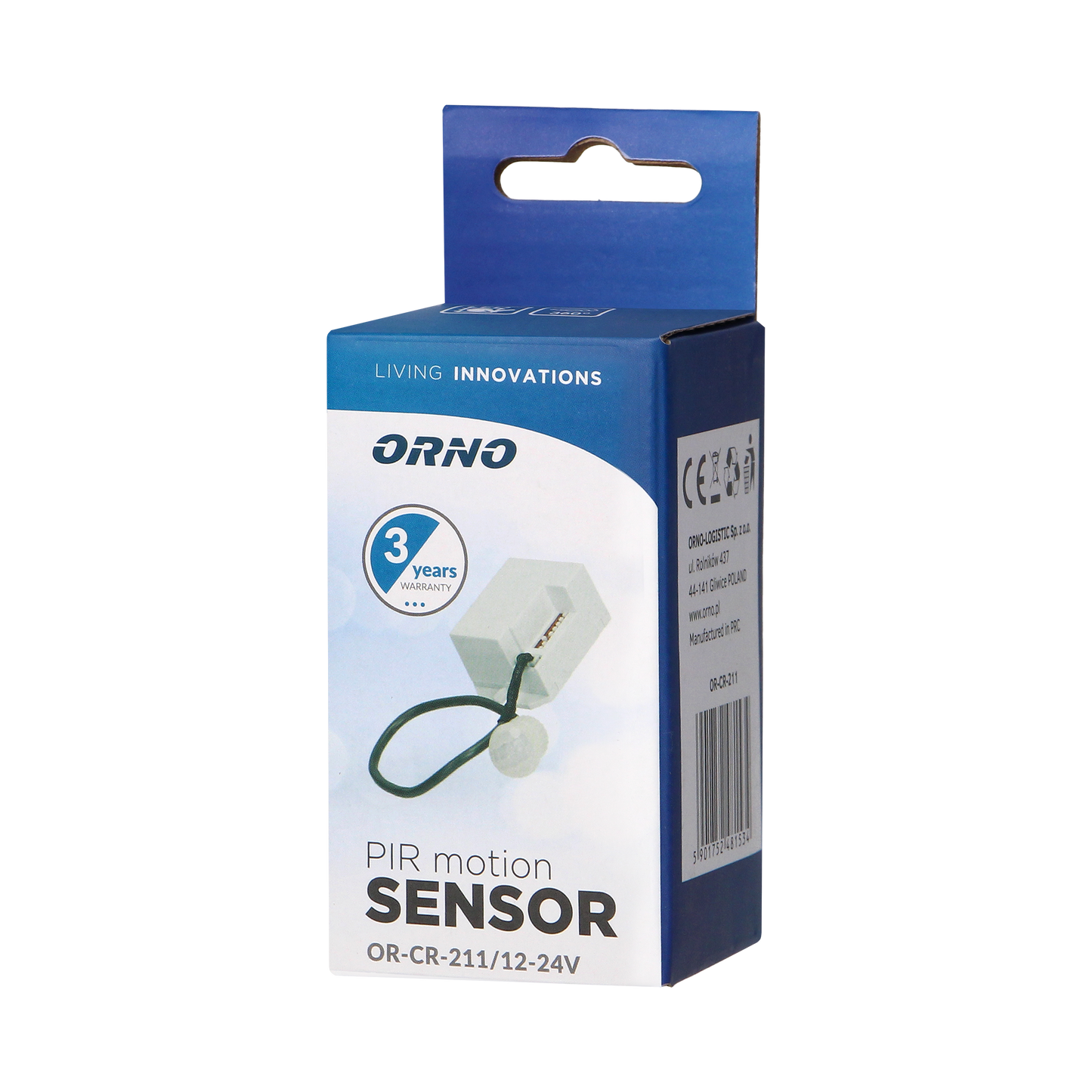 Bewegungsmelder 360 Grad mit externen Sensor, 360 Grad, IP20, 12-24V