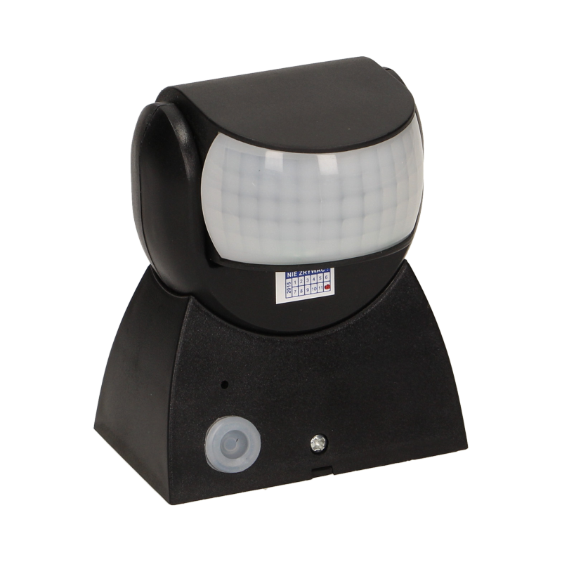 Bewegungsmelder 180 Grad IP65, 1200W, schwarz