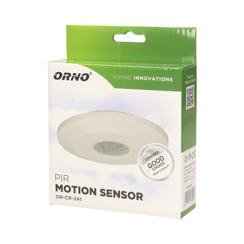 Bewegungsmelder 360 Grad IP20, ultraflacher