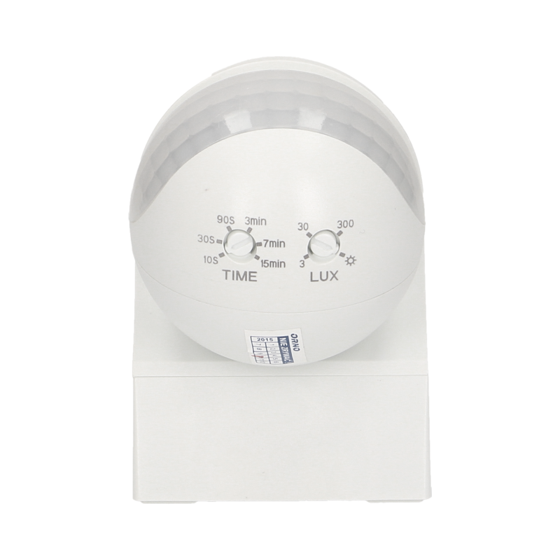 Bewegungsmelder 180 Grad IP44, 800W, mini, weiß