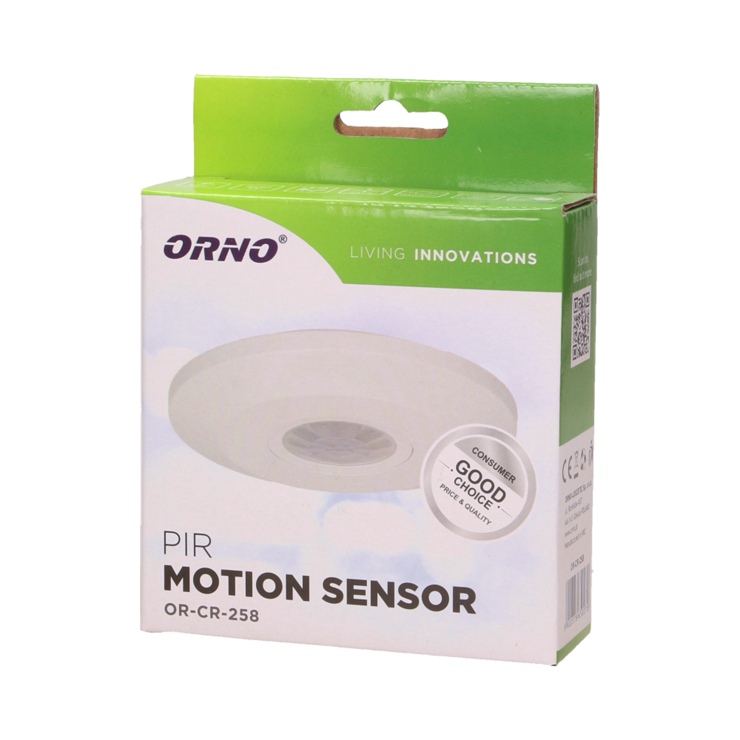 Bewegungsmelder 360 Grad IP20, 2000W, ultraflach - 2,5cm, mini