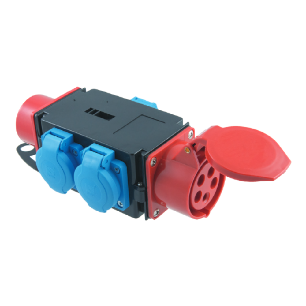 Tragbare Schaltanlagen R-BOX MINI 3 IP44 CEE Adapter