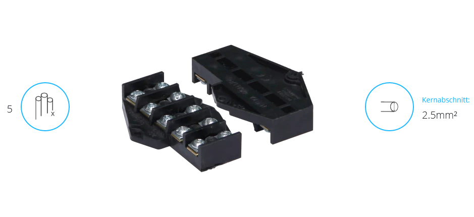 Abzweigklemme 5 x 2,5mm2