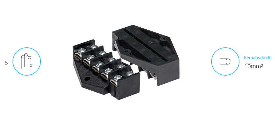 Abzweigklemme 5 x 10mm2