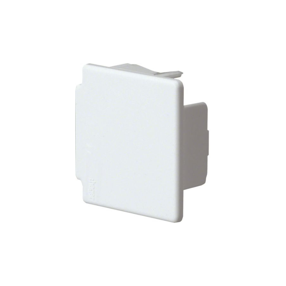 HAGER TEHALIT LF4004069016 Endstück halogenfrei zu Leitungsführungskanal LF 40x40mm verkehrsweiß