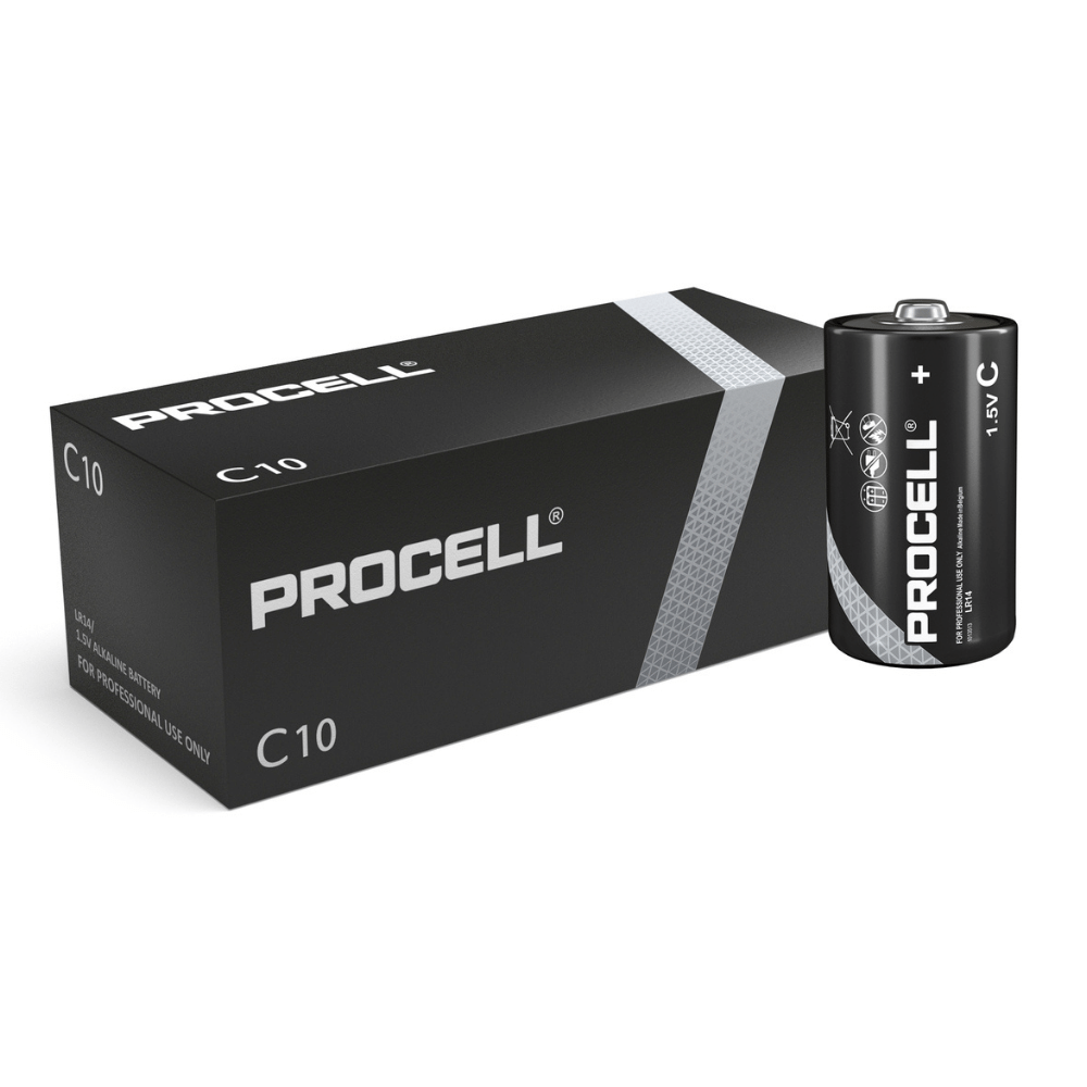 Duracell Procell Alkaline C Baby LR14 8100 mAh, 1,5V 10 St. BOX