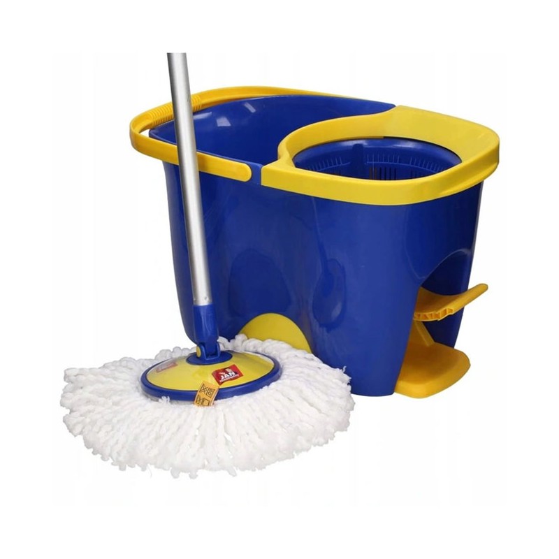 Jan Wischmop Set Bodenwischer Spin Mop Mopp Reinigungssystem Set Reiniger Spin 360°