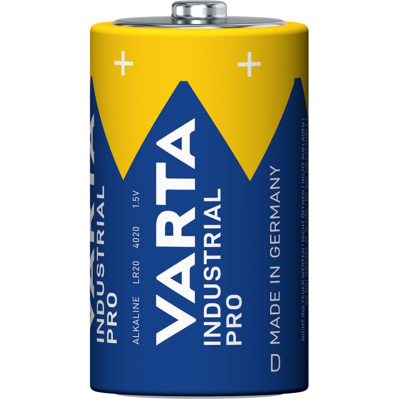 Mono D LR20 Batterie Alkaline Varta Industrial, 1,5V, 17000 mAh 1er lo –  AMK ELEKTRO