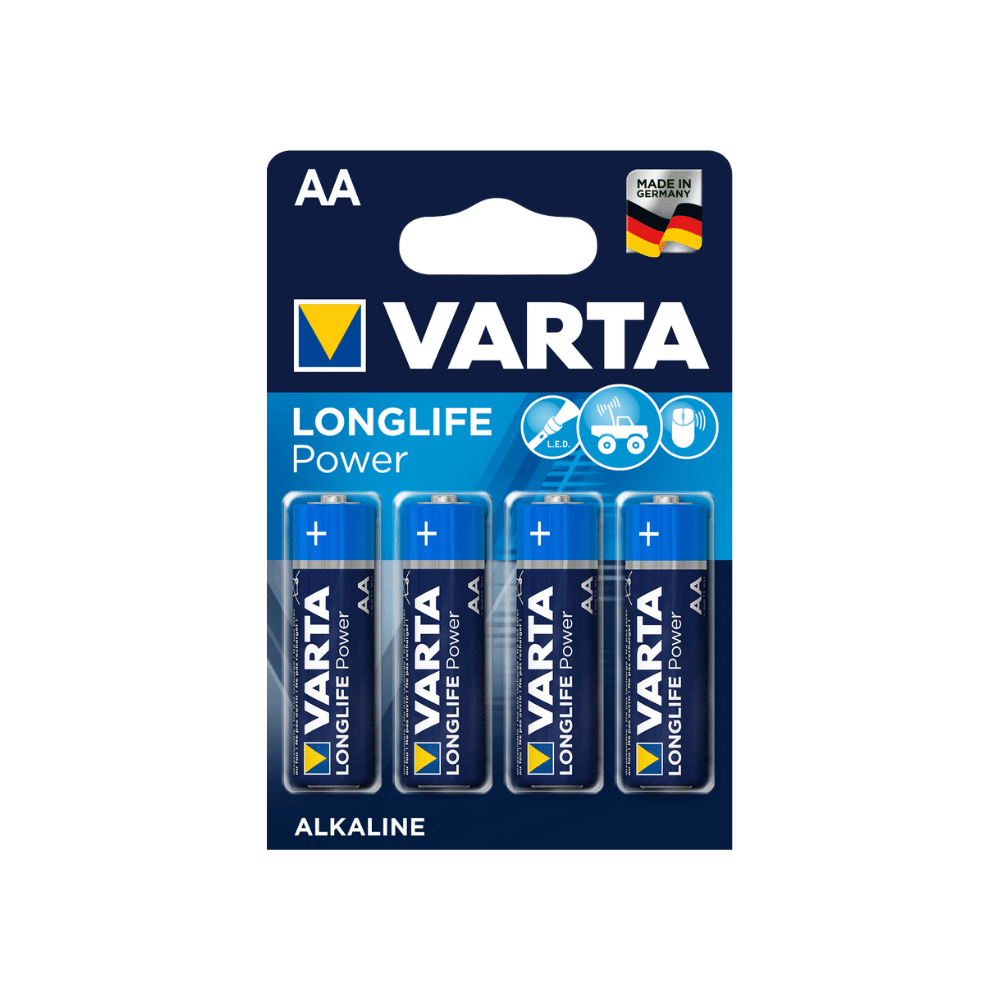 4 x Batterie Varta Longlife Power AA LR6 Mignon