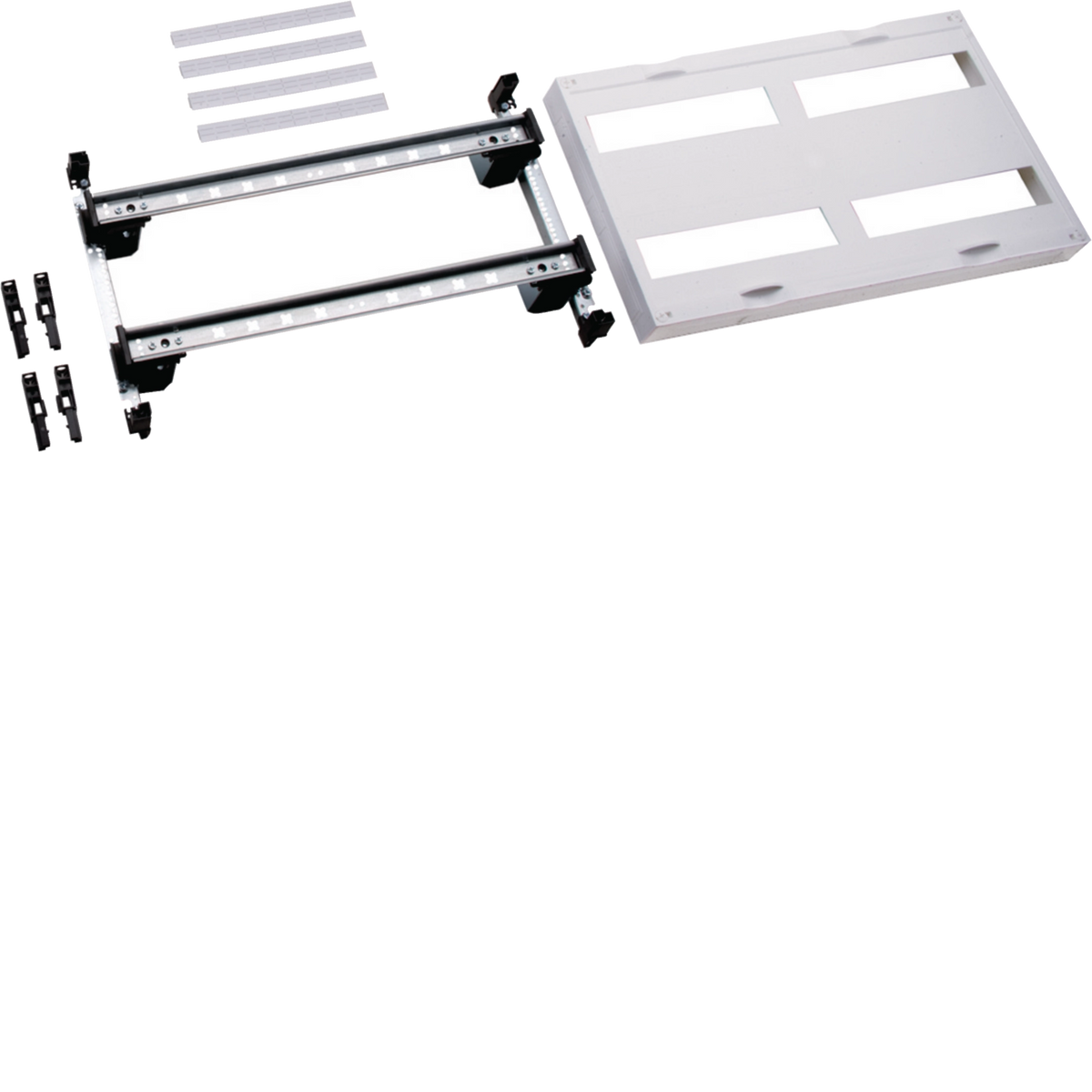 Hager UD22B1 Baustein, universN, 300 × 500mm, für Reiheneinbaugeräte waagerecht, 4 × 12 PLE