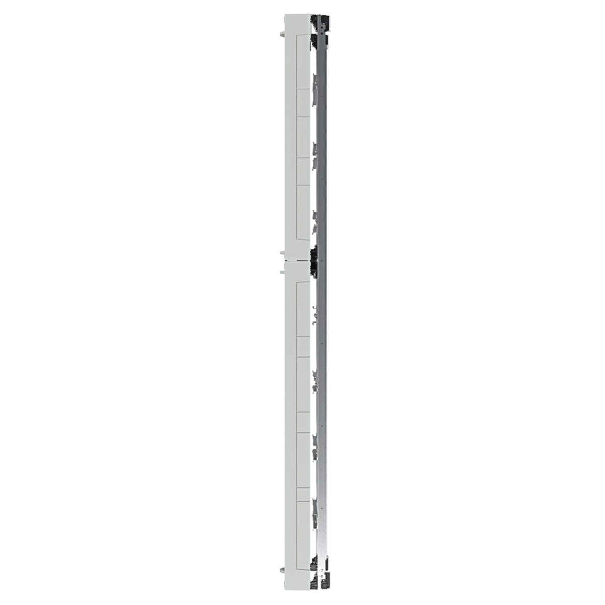 Hager UW71V Einbausatz, univ., mit Hutschienen, für Feldverteiler AP 7-reihig, 1050 × 250mm, QuickConnect